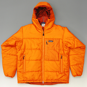 パタゴニア　ダスパーカ　ホットラバオレンジ